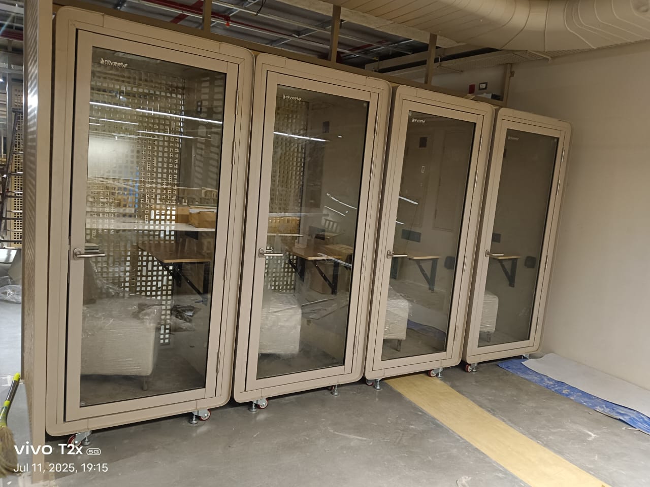 Single Seater Ultra Office Pod T-2 1000x1000x2100mm