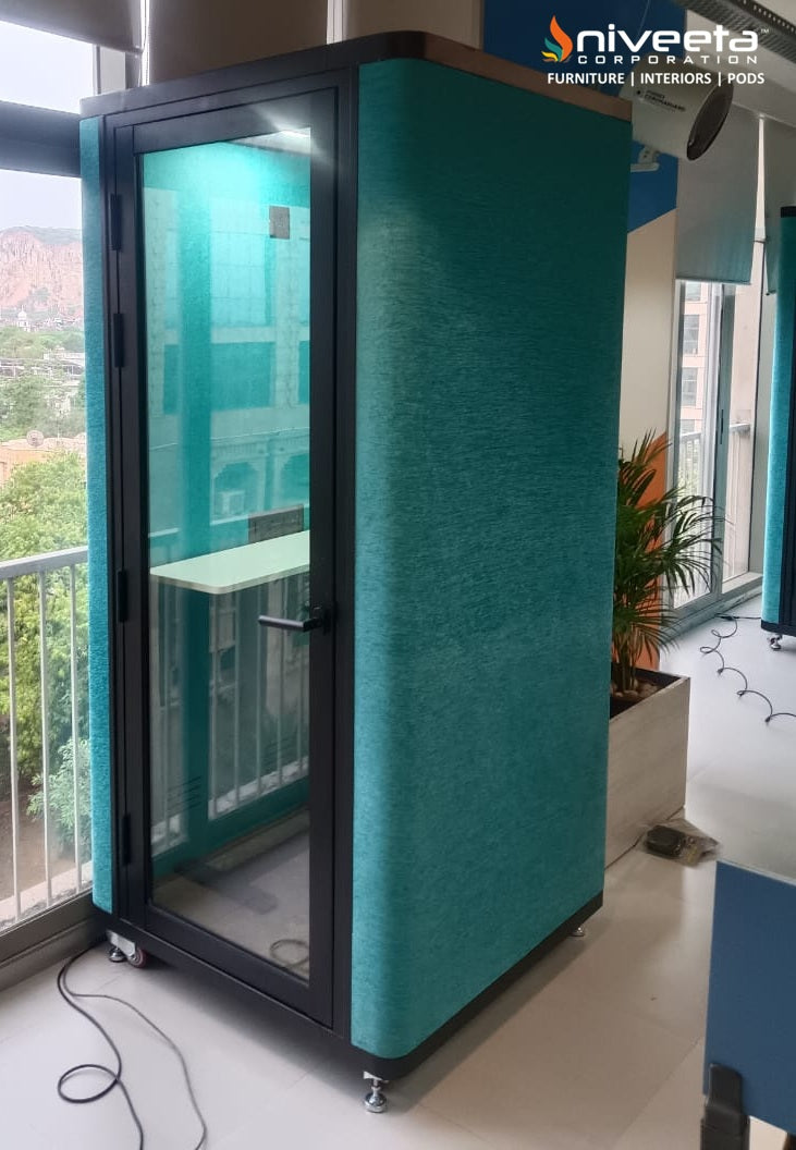 Soundproof Morden Private Office Phone Booth - Niveeta Corp