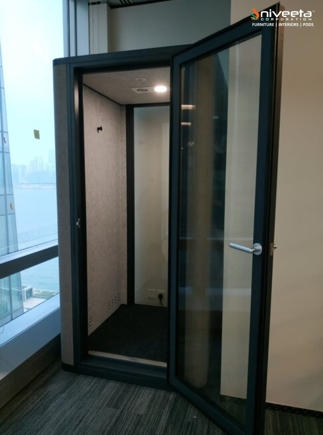 Soundproof Morden Private Office Phone Booth - Niveeta Corp