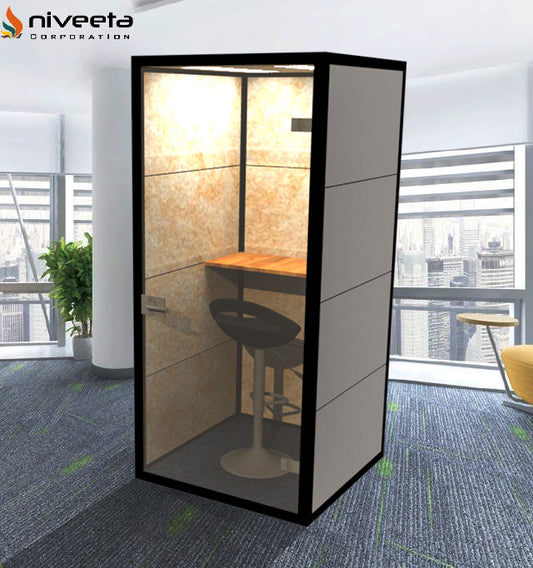 Single Seater Jimmy Office Pod 1000x1000x2150mm