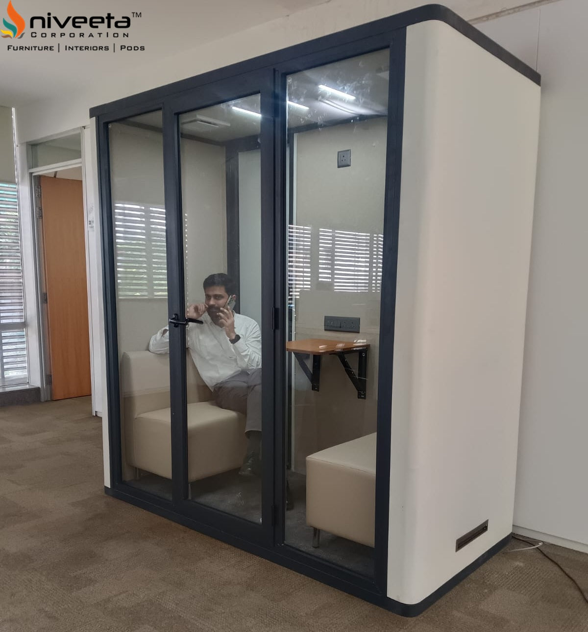 Zawa 2 seater Pod 1000x1800x2150mm