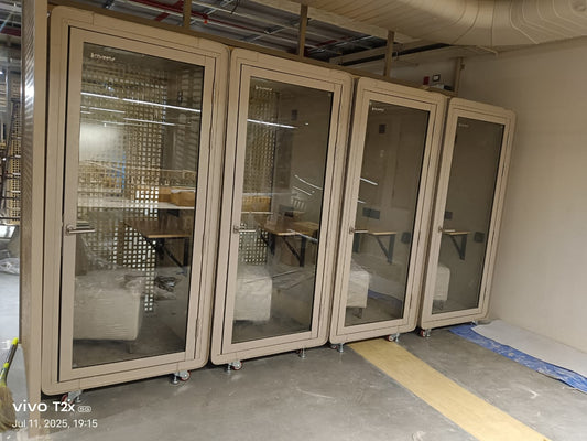 Single Seater Ultra Office Pod T-3 1000x1000x2100mm
