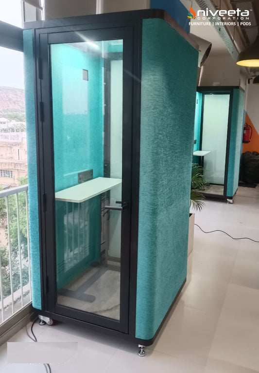 Soundproof Morden Private Office Phone Booth - Niveeta Corp